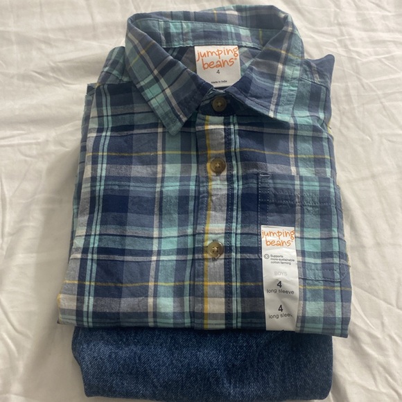 4T Jumping Bean Long Sleeve Boy’s Outfit - Picture 1 of 9